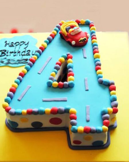 4 Number Cake