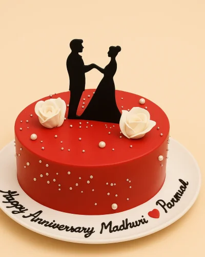Eternal Love Anniversary Cake
