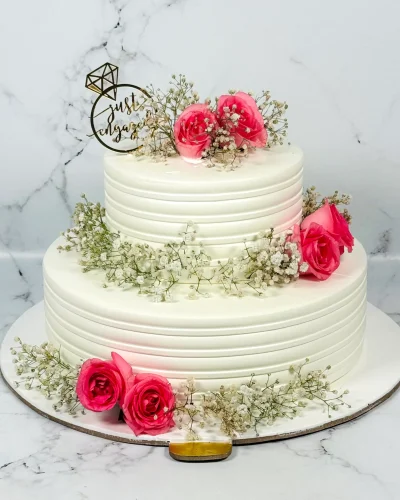 Wedding Flower Cake
